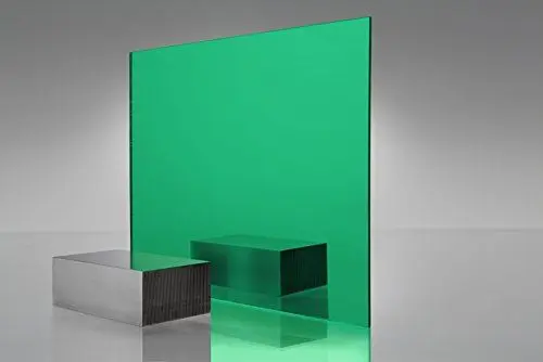 Green 2414 Plaskolite Mirror Acrylic - 3mm